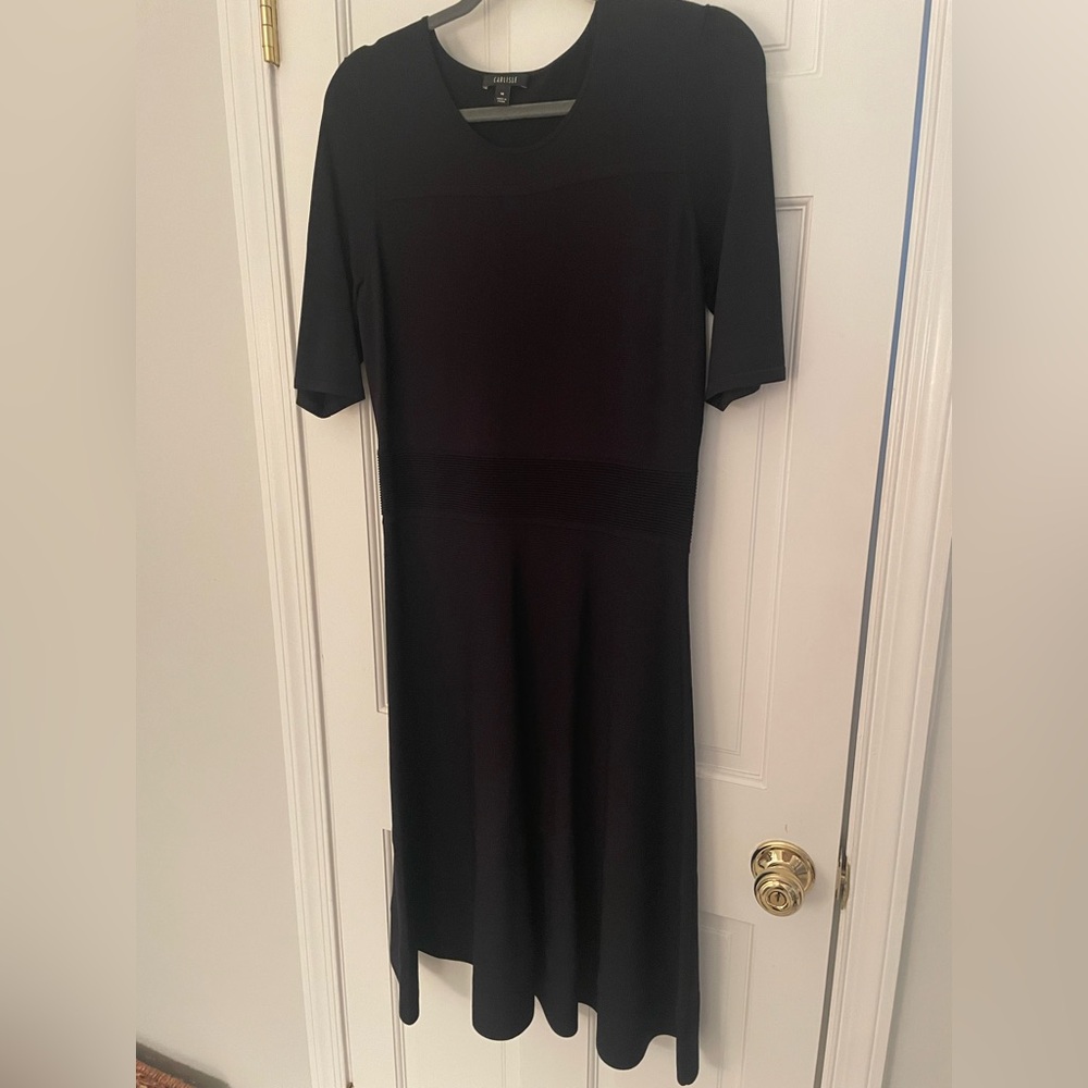 Carlisle Classic Black short Sleeve Dress